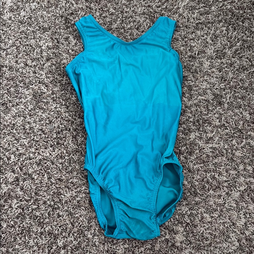 Blue Sleeveless Leotard
